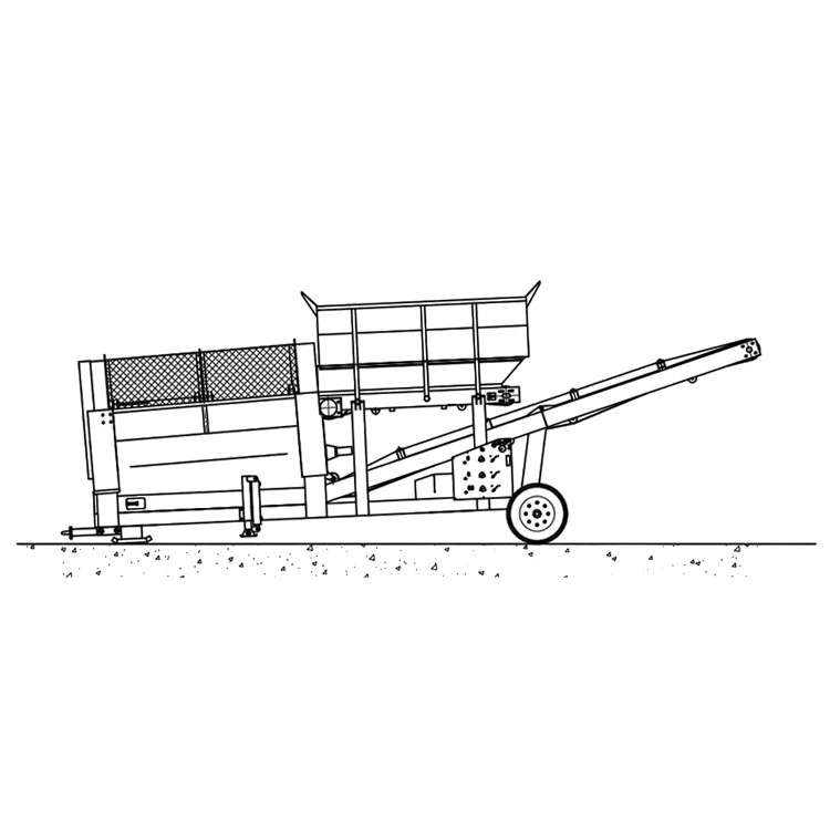 510W Portable Trommel Screen-3